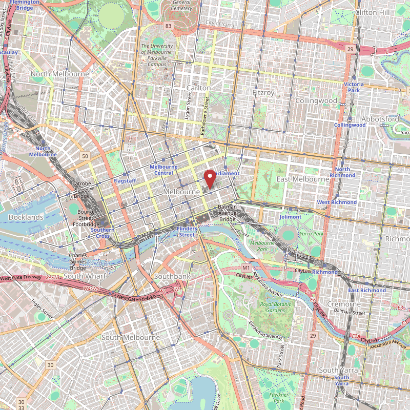 New Zealand and Australia Office Location Map
